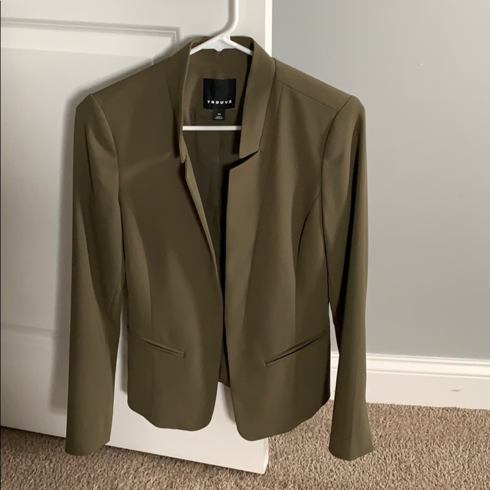 Olive green Trouve blazer
